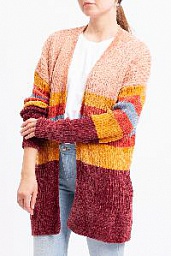 Кардиган BKE Casuals Striped Chenille Cardigan Sweater